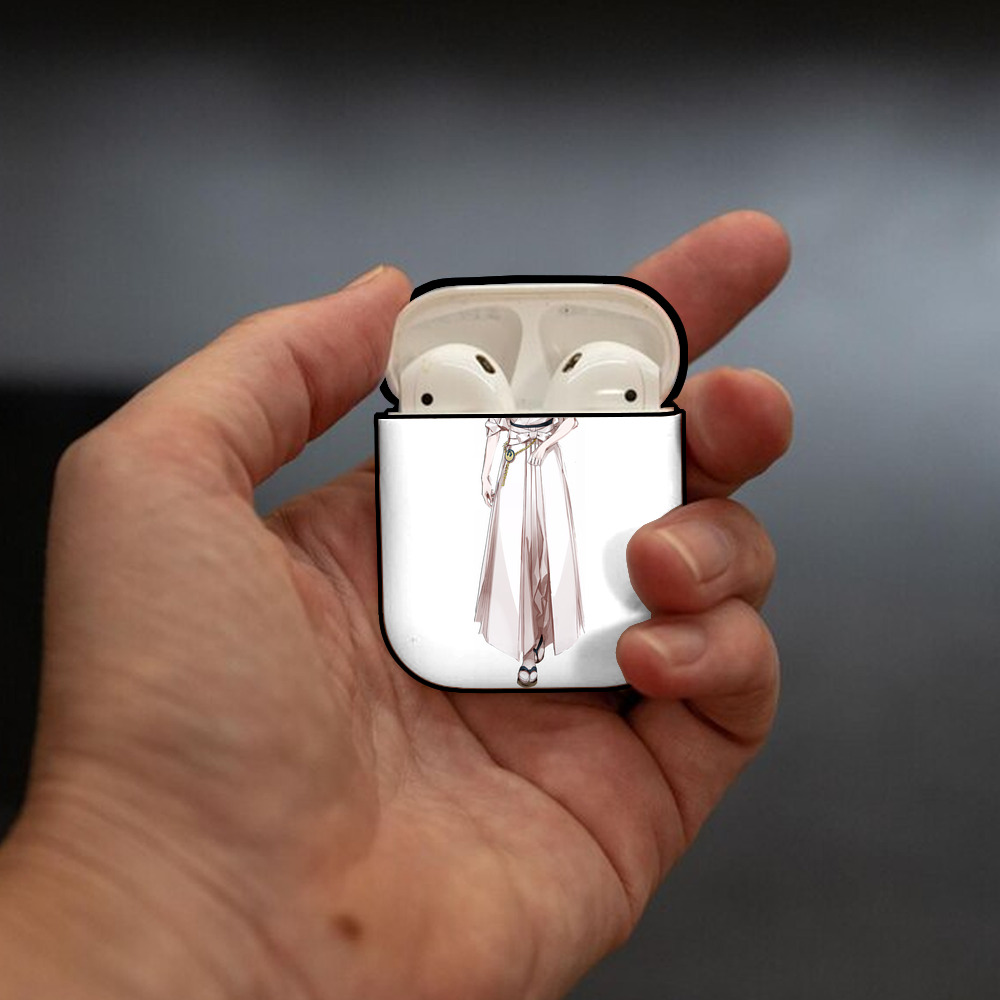 刀剣乱舞 Touken Ranbu AirPods 第2世代保護ケース ハードシェル ブラック 耐衝撃・防指紋・カラビナ付き