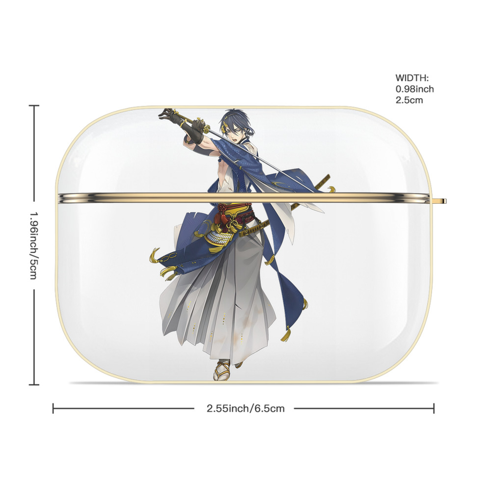 刀剣乱舞 Touken Ranbu 【AirPods Pro用】ハードシェル保護ケース｜耐衝撃・防指紋・カラビナ付き商品仕様