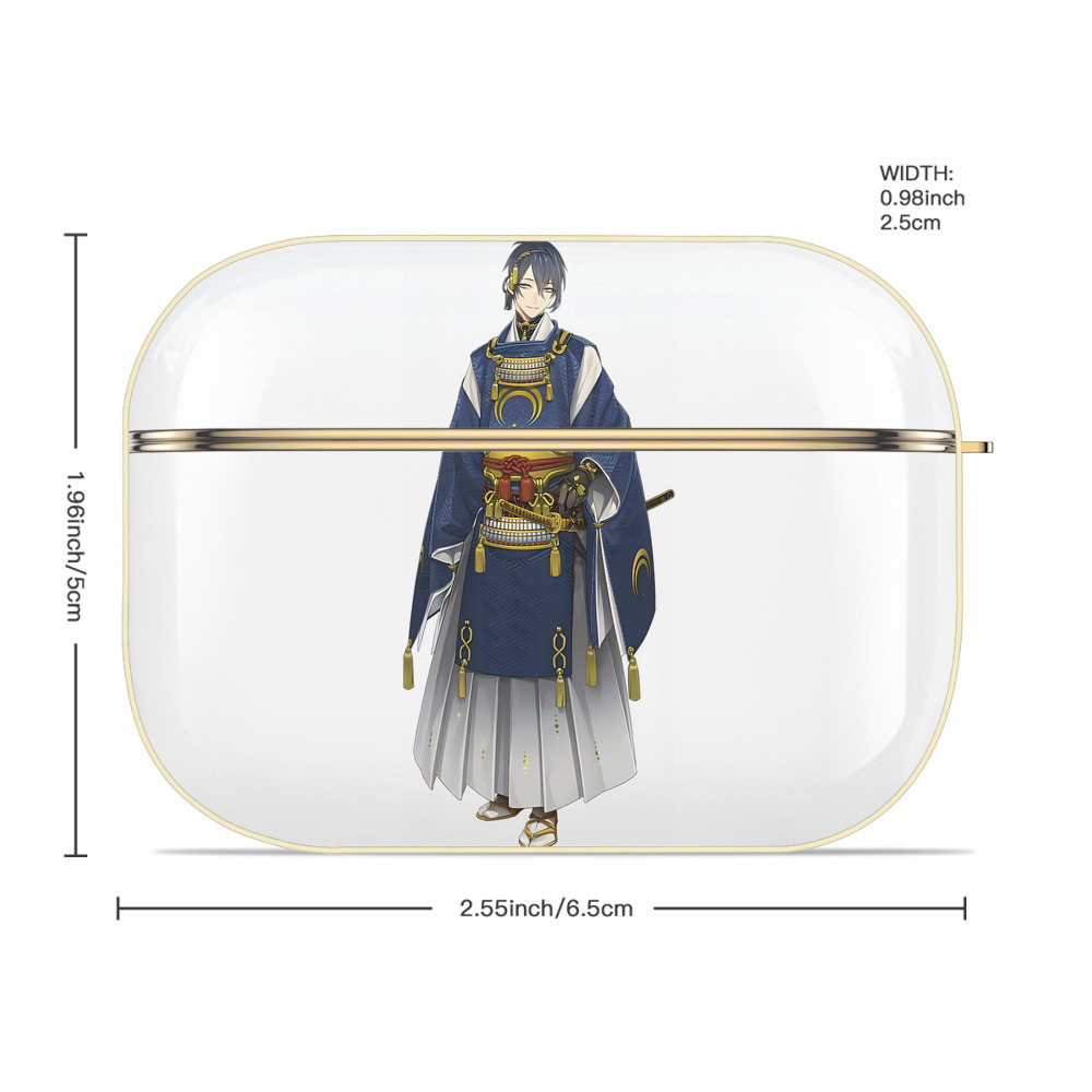 刀剣乱舞 Touken Ranbu 【AirPods Pro用】ハードシェル保護ケース｜耐衝撃・防指紋・カラビナ付き商品仕様