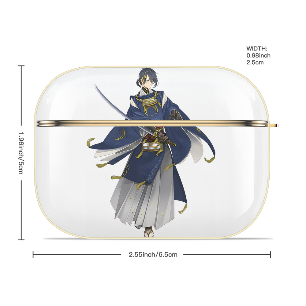 刀剣乱舞 Touken Ranbu 【AirPods Pro用】ハードシェル保護ケース｜耐衝撃・防指紋・カラビナ付き商品仕様