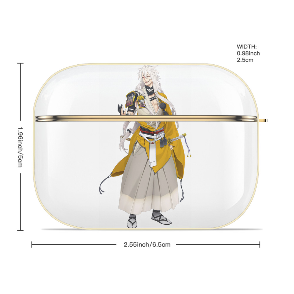 刀剣乱舞 Touken Ranbu 【AirPods Pro用】ハードシェル保護ケース｜耐衝撃・防指紋・カラビナ付き商品仕様