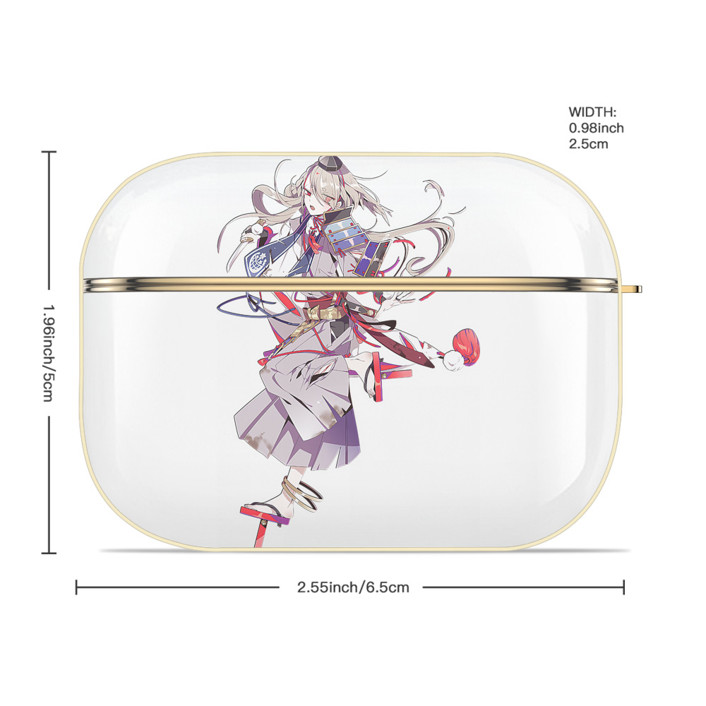 刀剣乱舞 Touken Ranbu 【AirPods Pro用】ハードシェル保護ケース｜耐衝撃・防指紋・カラビナ付き商品仕様