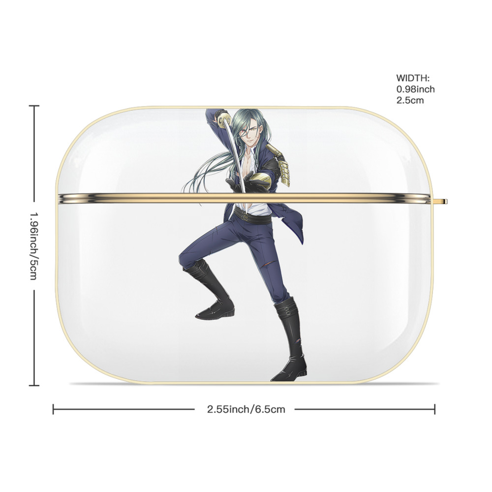 刀剣乱舞 Touken Ranbu 【AirPods Pro用】ハードシェル保護ケース｜耐衝撃・防指紋・カラビナ付き商品仕様