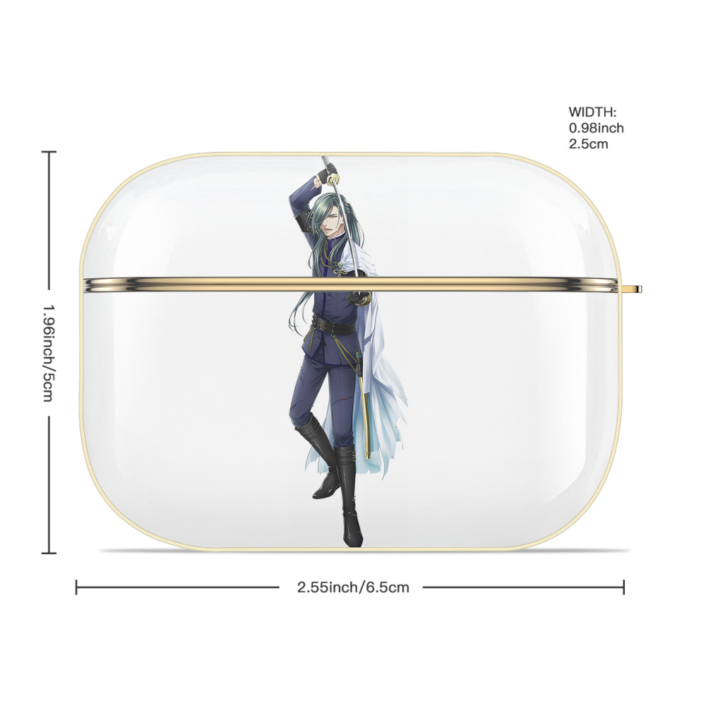 刀剣乱舞 Touken Ranbu 【AirPods Pro用】ハードシェル保護ケース｜耐衝撃・防指紋・カラビナ付き商品仕様