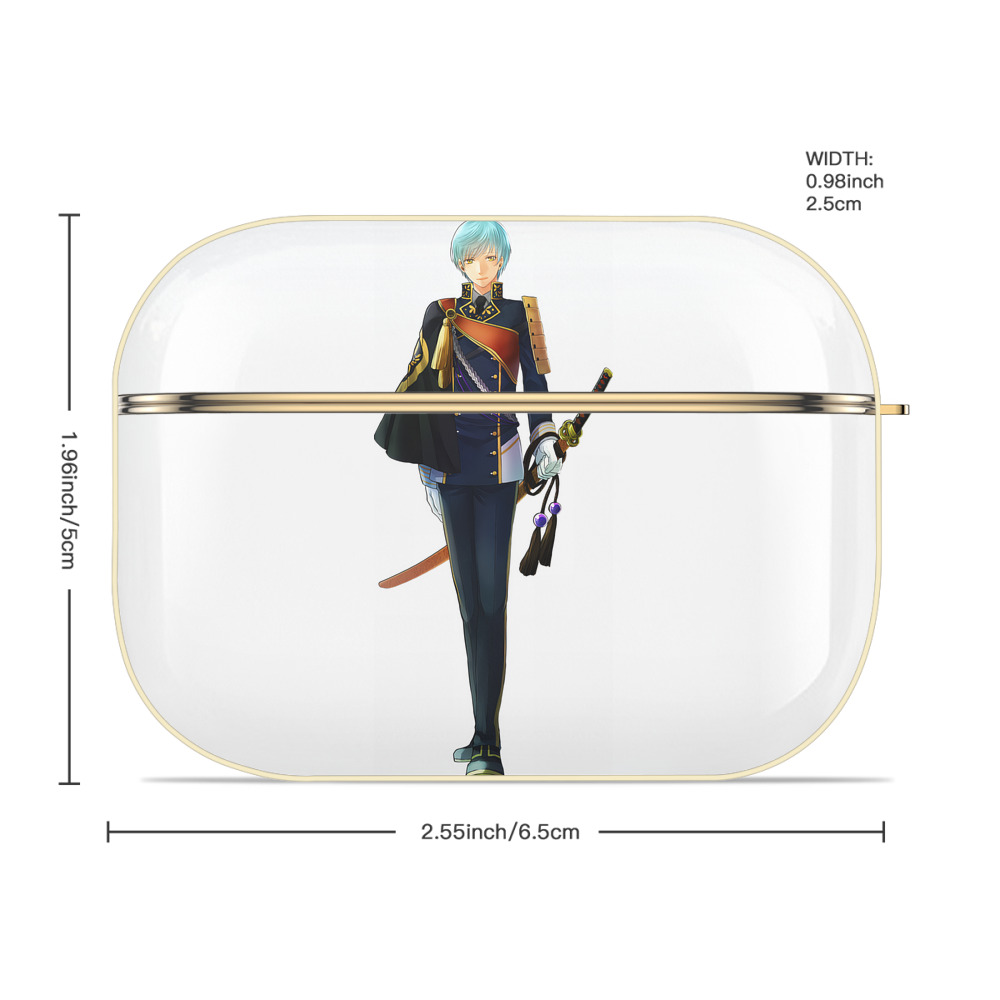 刀剣乱舞 Touken Ranbu 【AirPods Pro用】ハードシェル保護ケース｜耐衝撃・防指紋・カラビナ付き商品仕様