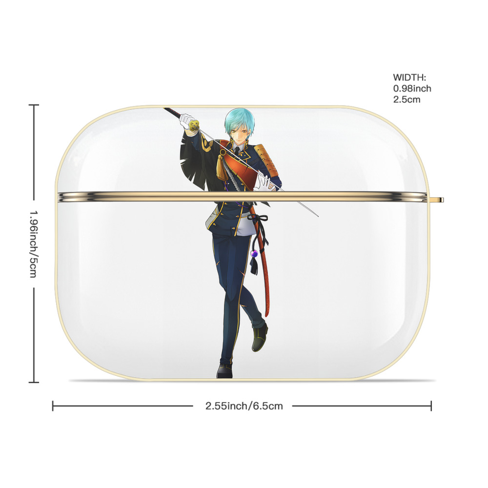 刀剣乱舞 Touken Ranbu 【AirPods Pro用】ハードシェル保護ケース｜耐衝撃・防指紋・カラビナ付き商品仕様