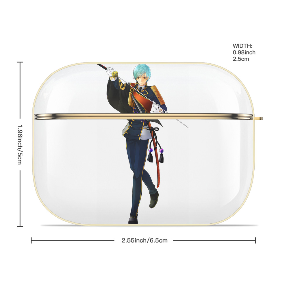 刀剣乱舞 Touken Ranbu 【AirPods Pro用】ハードシェル保護ケース｜耐衝撃・防指紋・カラビナ付き商品仕様
