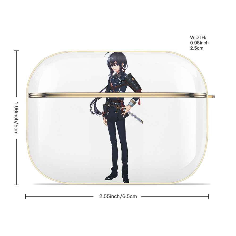 刀剣乱舞 Touken Ranbu 【AirPods Pro用】ハードシェル保護ケース｜耐衝撃・防指紋・カラビナ付き商品仕様