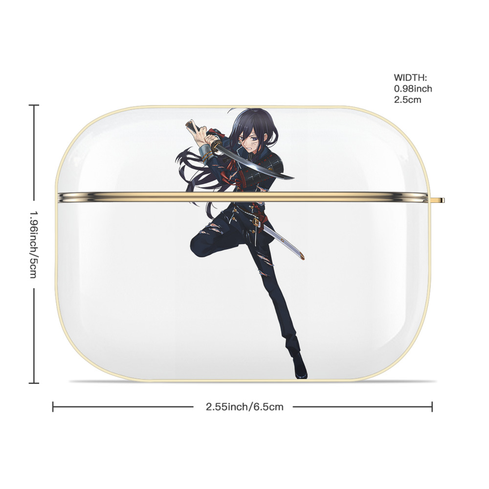 刀剣乱舞 Touken Ranbu 【AirPods Pro用】ハードシェル保護ケース｜耐衝撃・防指紋・カラビナ付き商品仕様