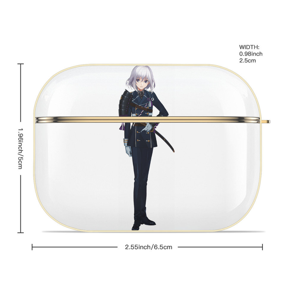刀剣乱舞 Touken Ranbu 【AirPods Pro用】ハードシェル保護ケース｜耐衝撃・防指紋・カラビナ付き商品仕様