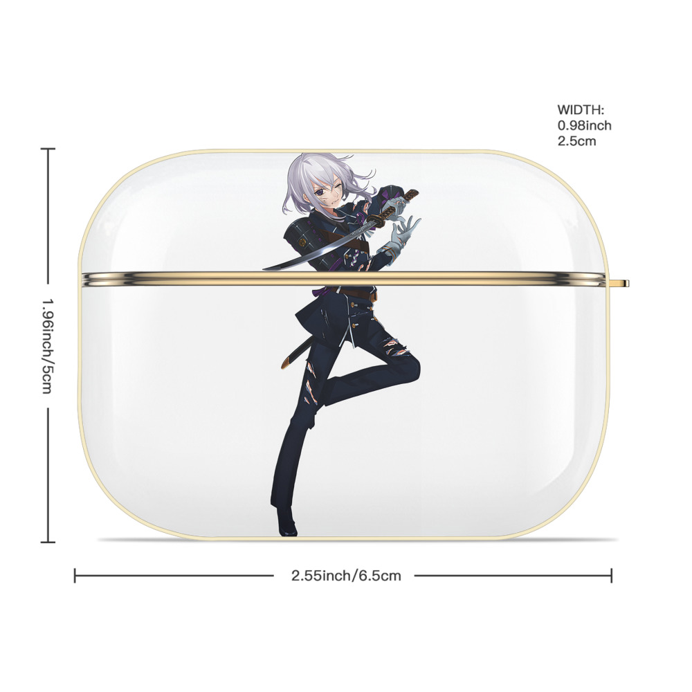 刀剣乱舞 Touken Ranbu 【AirPods Pro用】ハードシェル保護ケース｜耐衝撃・防指紋・カラビナ付き商品仕様