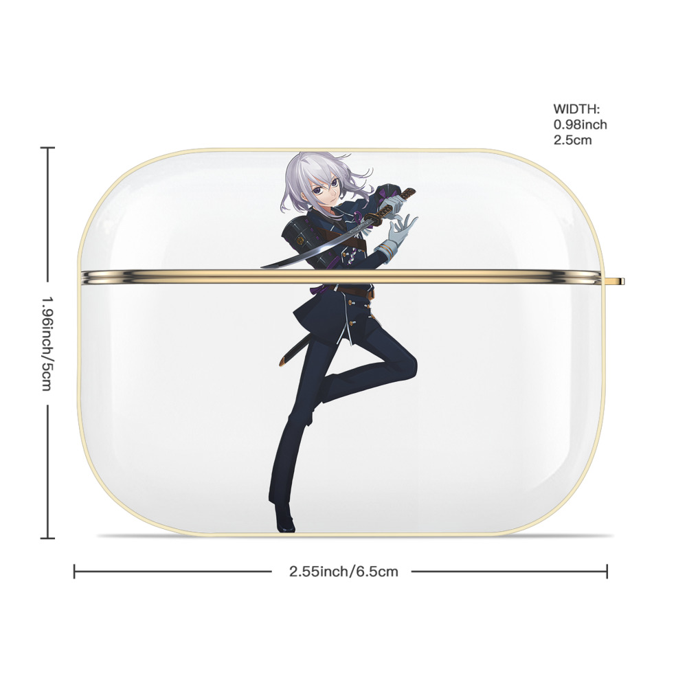 刀剣乱舞 Touken Ranbu 【AirPods Pro用】ハードシェル保護ケース｜耐衝撃・防指紋・カラビナ付き商品仕様