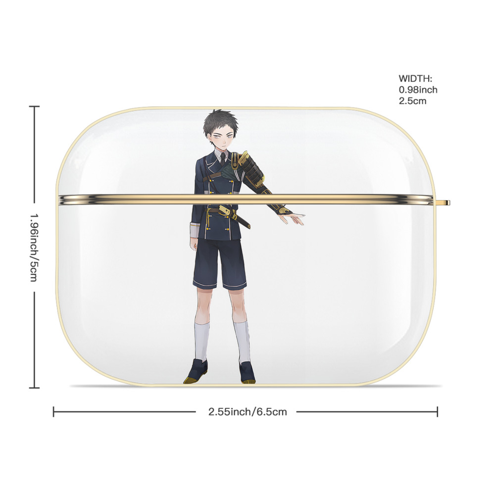 刀剣乱舞 Touken Ranbu 【AirPods Pro用】ハードシェル保護ケース｜耐衝撃・防指紋・カラビナ付き商品仕様