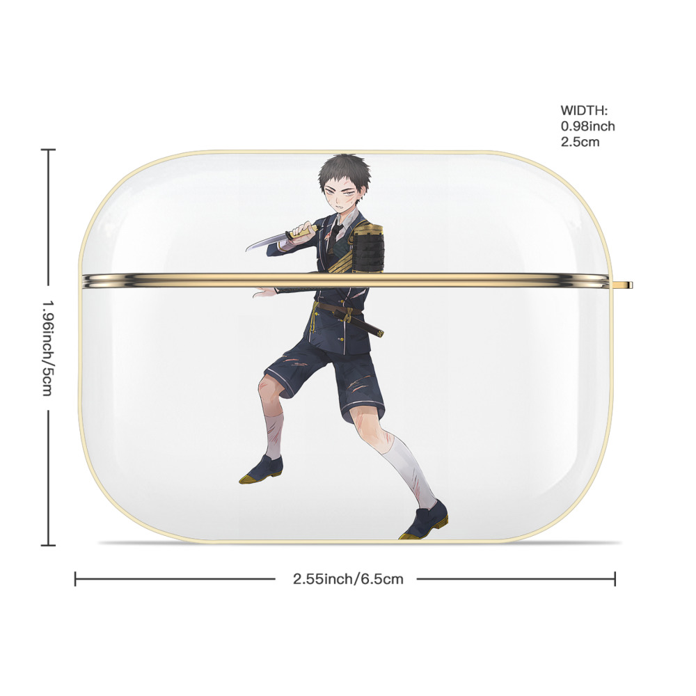 刀剣乱舞 Touken Ranbu 【AirPods Pro用】ハードシェル保護ケース｜耐衝撃・防指紋・カラビナ付き商品仕様