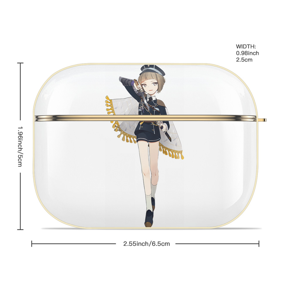刀剣乱舞 Touken Ranbu 【AirPods Pro用】ハードシェル保護ケース｜耐衝撃・防指紋・カラビナ付き商品仕様