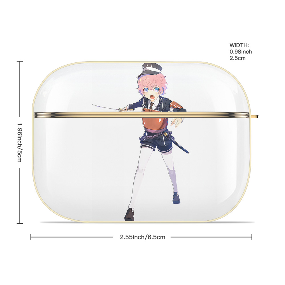 刀剣乱舞 Touken Ranbu 【AirPods Pro用】ハードシェル保護ケース｜耐衝撃・防指紋・カラビナ付き商品仕様