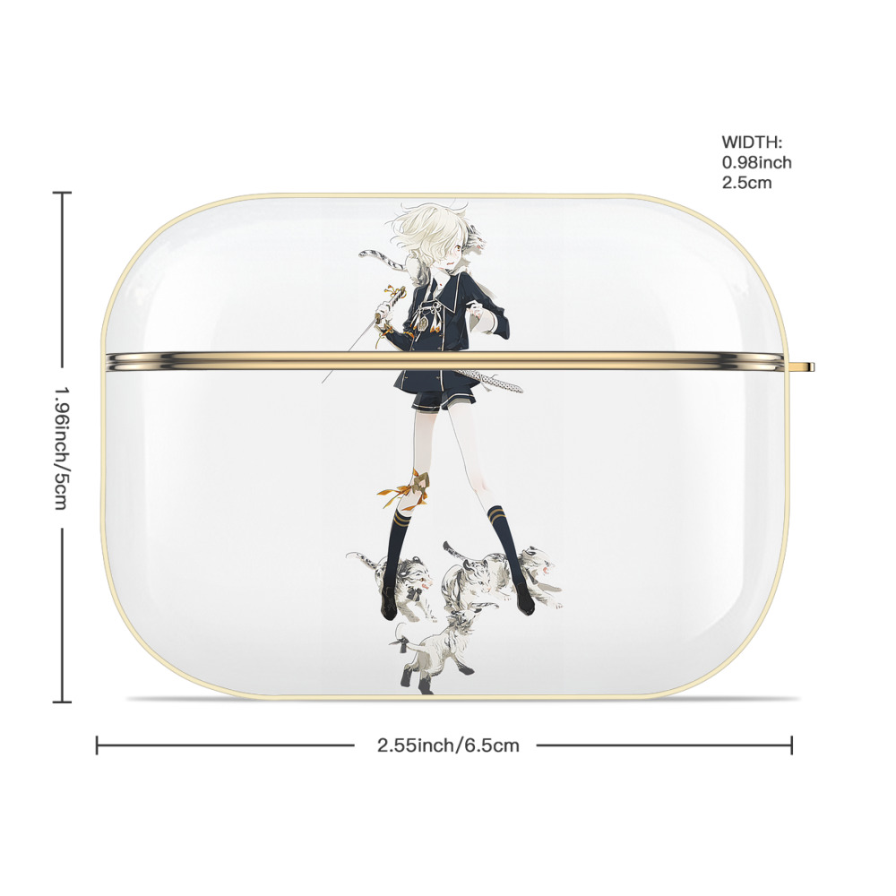 刀剣乱舞 Touken Ranbu 【AirPods Pro用】ハードシェル保護ケース｜耐衝撃・防指紋・カラビナ付き商品仕様