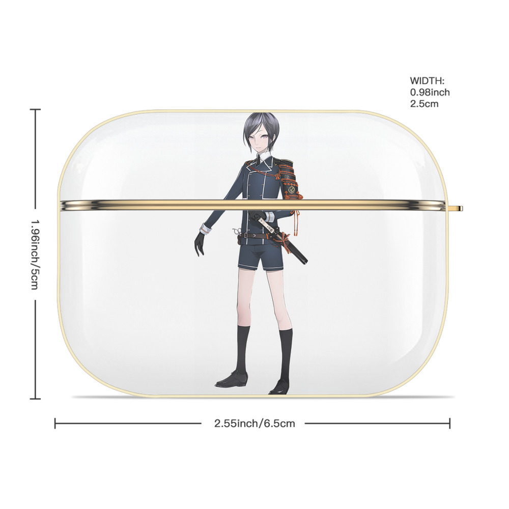 刀剣乱舞 Touken Ranbu 【AirPods Pro用】ハードシェル保護ケース｜耐衝撃・防指紋・カラビナ付き商品仕様