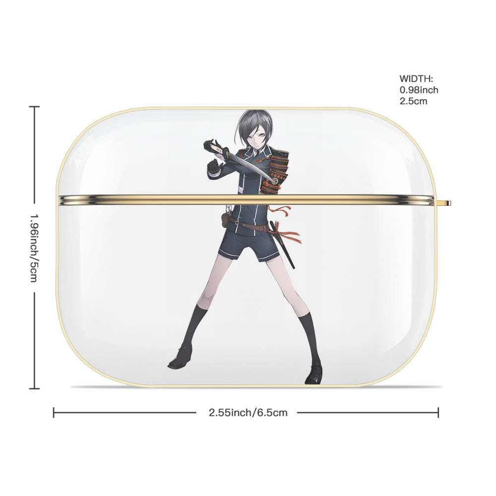 刀剣乱舞 Touken Ranbu 【AirPods Pro用】ハードシェル保護ケース｜耐衝撃・防指紋・カラビナ付き商品仕様