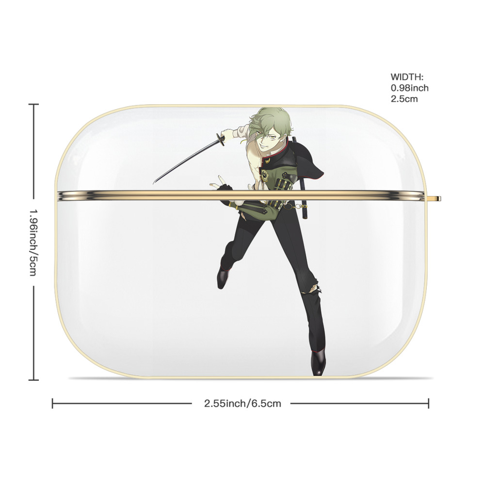 刀剣乱舞 Touken Ranbu 【AirPods Pro用】ハードシェル保護ケース｜耐衝撃・防指紋・カラビナ付き商品仕様