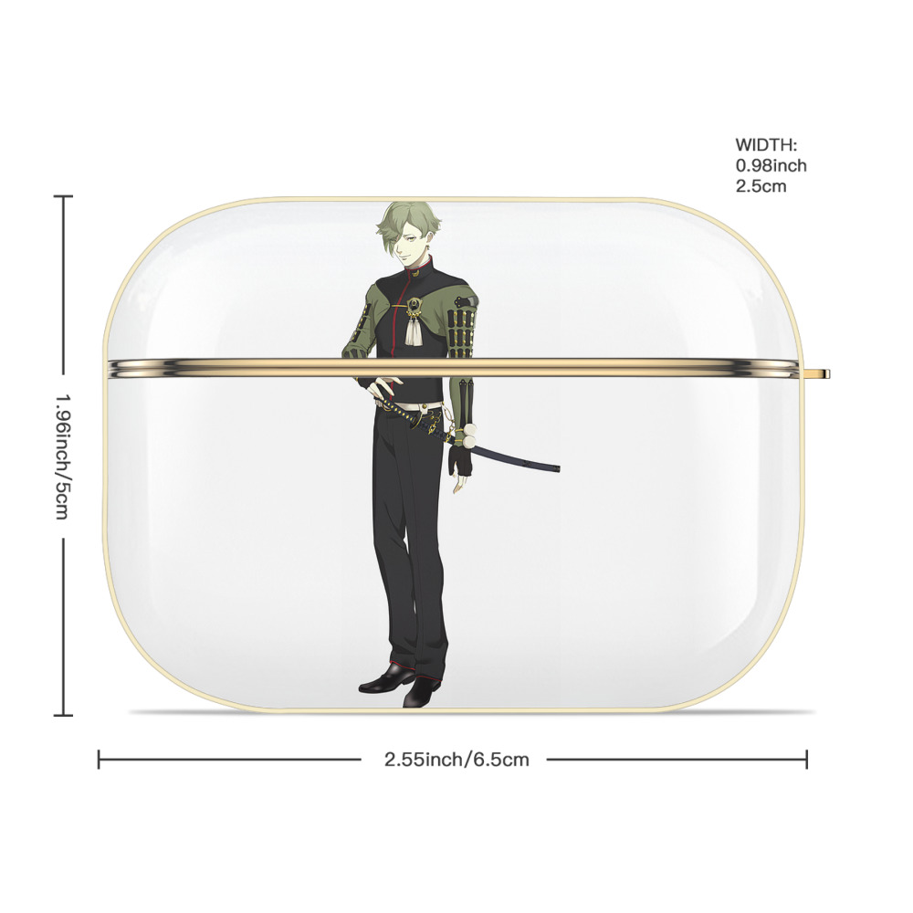 刀剣乱舞 Touken Ranbu 【AirPods Pro用】ハードシェル保護ケース｜耐衝撃・防指紋・カラビナ付き商品仕様