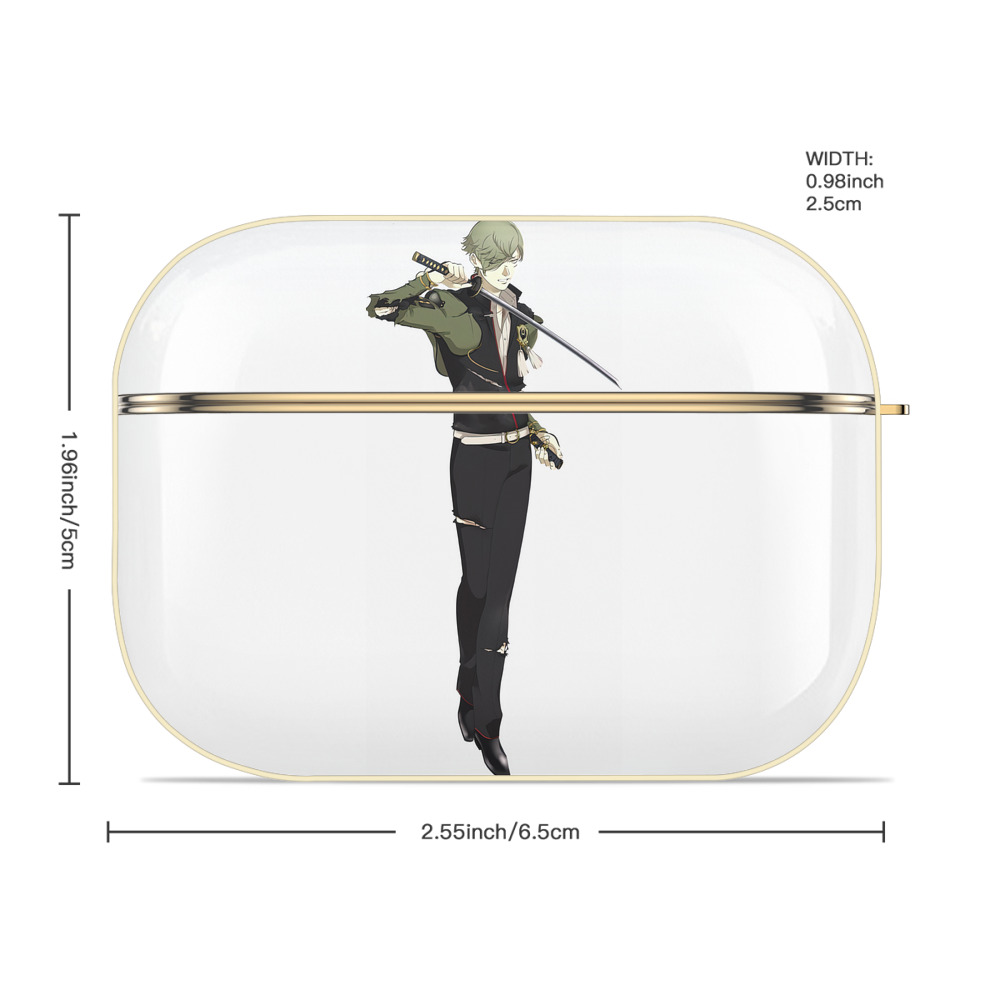 刀剣乱舞 Touken Ranbu 【AirPods Pro用】ハードシェル保護ケース｜耐衝撃・防指紋・カラビナ付き商品仕様