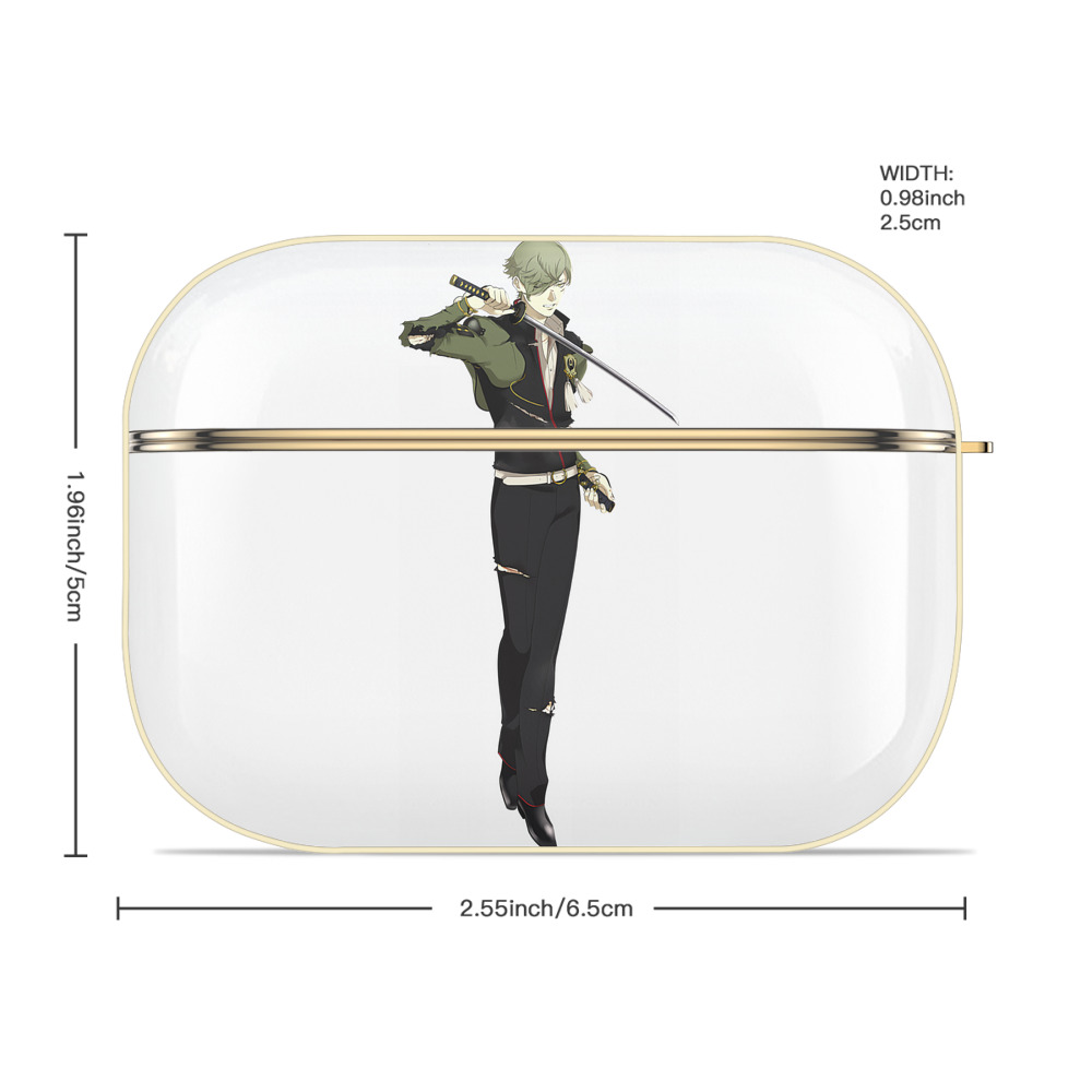 刀剣乱舞 Touken Ranbu 【AirPods Pro用】ハードシェル保護ケース｜耐衝撃・防指紋・カラビナ付き商品仕様