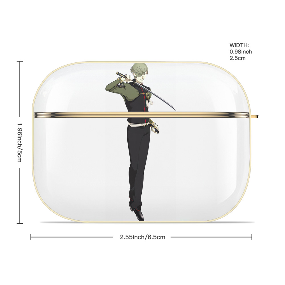 刀剣乱舞 Touken Ranbu 【AirPods Pro用】ハードシェル保護ケース｜耐衝撃・防指紋・カラビナ付き商品仕様