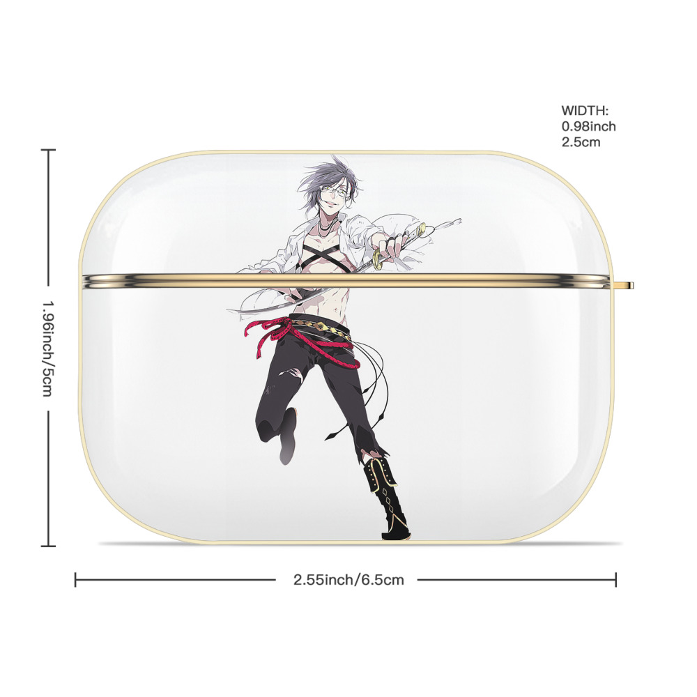 刀剣乱舞 Touken Ranbu 【AirPods Pro用】ハードシェル保護ケース｜耐衝撃・防指紋・カラビナ付き商品仕様
