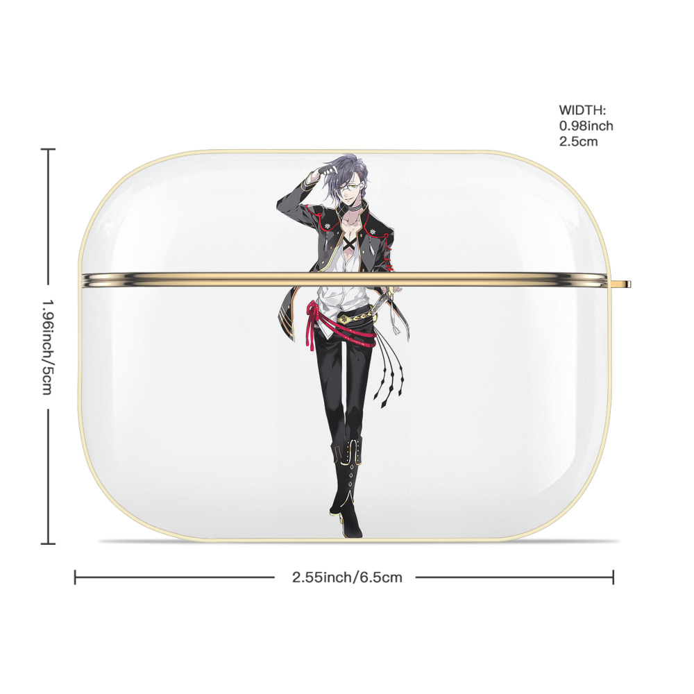 刀剣乱舞 Touken Ranbu 【AirPods Pro用】ハードシェル保護ケース｜耐衝撃・防指紋・カラビナ付き商品仕様