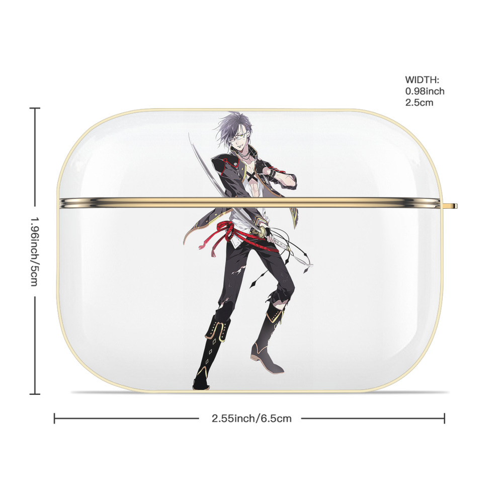 刀剣乱舞 Touken Ranbu 【AirPods Pro用】ハードシェル保護ケース｜耐衝撃・防指紋・カラビナ付き商品仕様