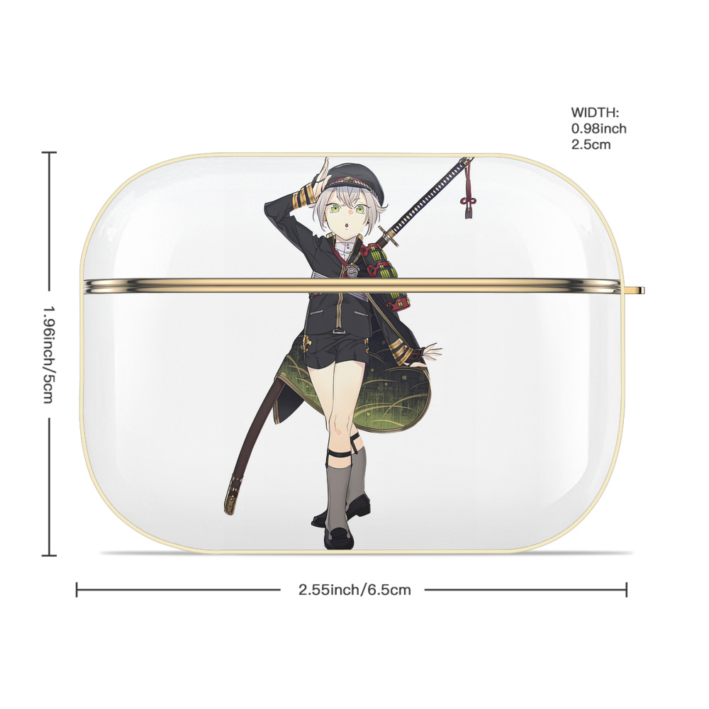 刀剣乱舞 Touken Ranbu 【AirPods Pro用】ハードシェル保護ケース｜耐衝撃・防指紋・カラビナ付き商品仕様