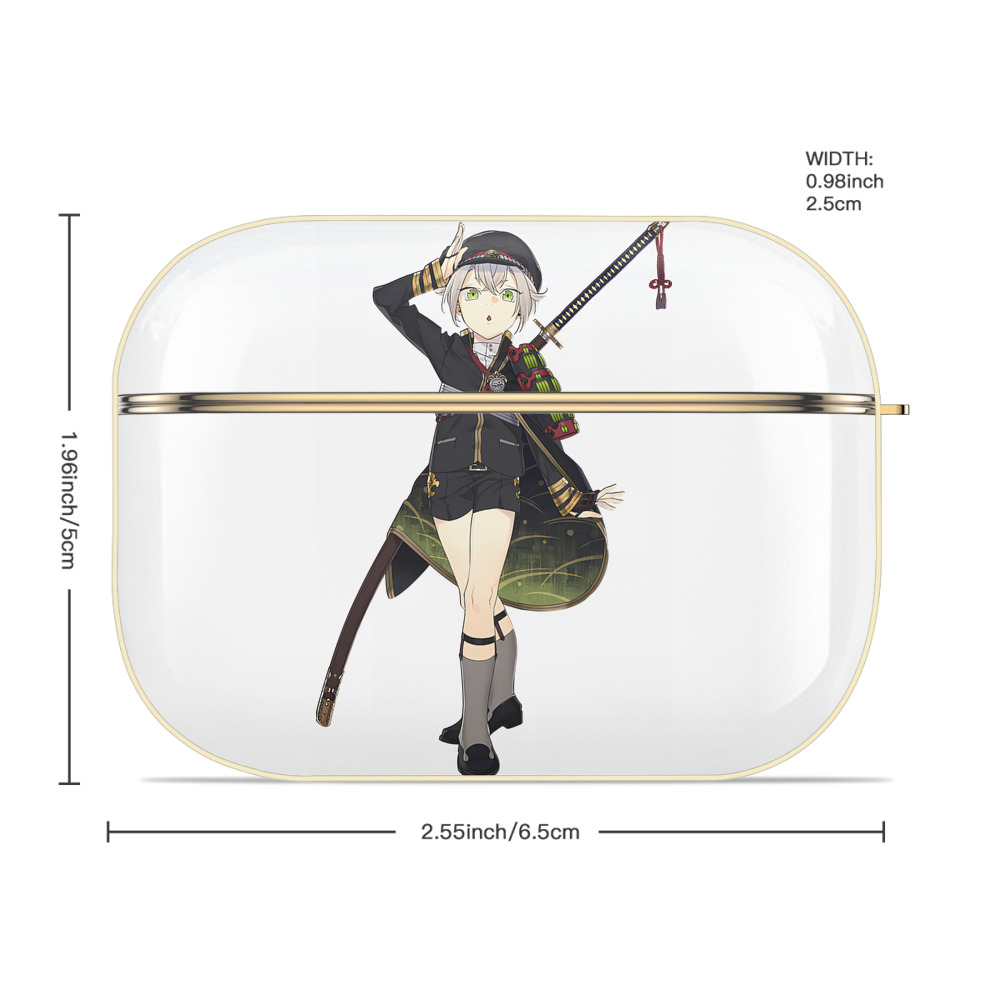 刀剣乱舞 Touken Ranbu 【AirPods Pro用】ハードシェル保護ケース｜耐衝撃・防指紋・カラビナ付き商品仕様