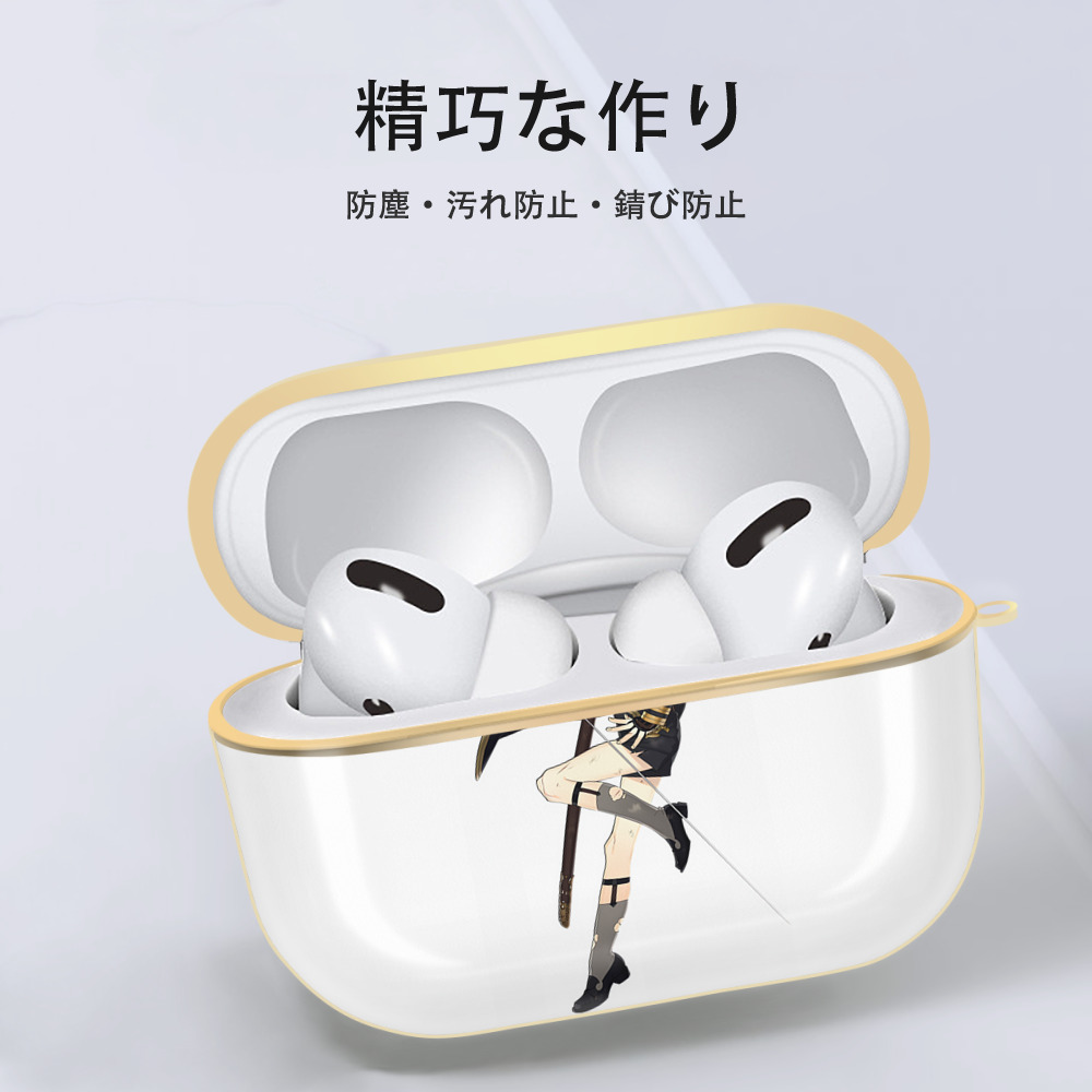 刀剣乱舞 Touken Ranbu 【AirPods Pro用】ハードシェル保護ケース｜耐衝撃・防指紋・カラビナ付き商品仕様
