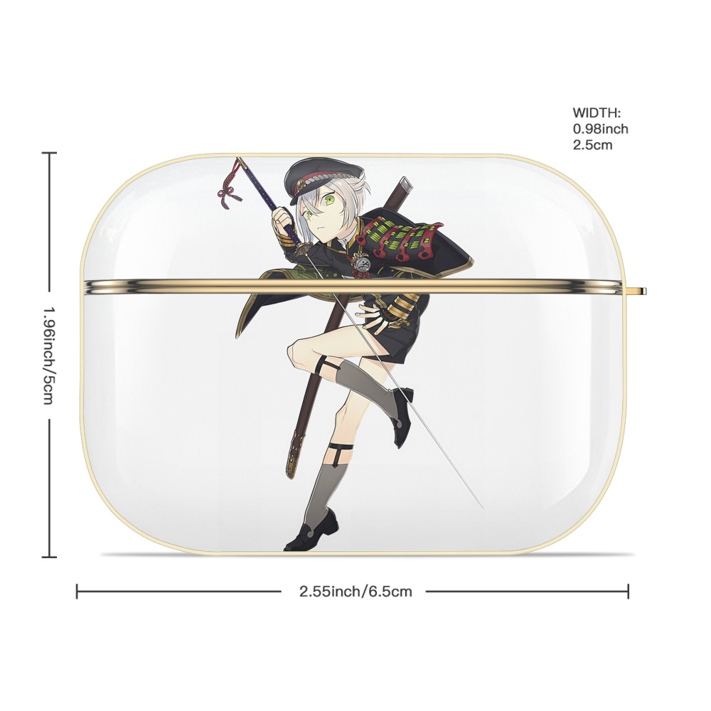 刀剣乱舞 Touken Ranbu 【AirPods Pro用】ハードシェル保護ケース｜耐衝撃・防指紋・カラビナ付き商品仕様