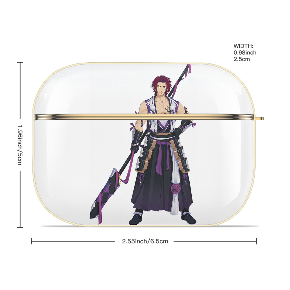 刀剣乱舞 Touken Ranbu 【AirPods Pro用】ハードシェル保護ケース｜耐衝撃・防指紋・カラビナ付き商品仕様