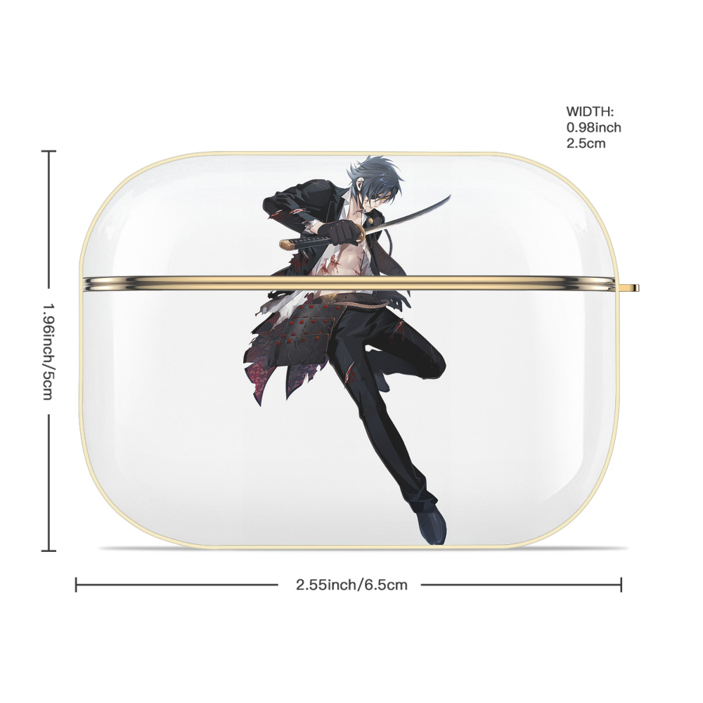刀剣乱舞 Touken Ranbu 【AirPods Pro用】ハードシェル保護ケース｜耐衝撃・防指紋・カラビナ付き商品仕様