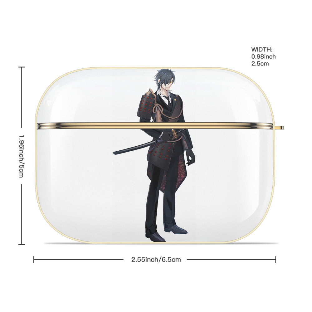 刀剣乱舞 Touken Ranbu 【AirPods Pro用】ハードシェル保護ケース｜耐衝撃・防指紋・カラビナ付き商品仕様