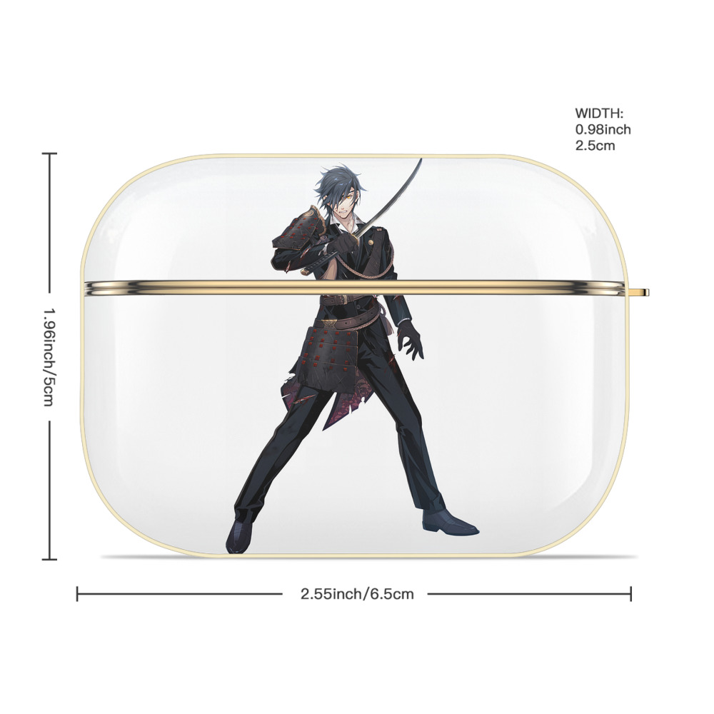 刀剣乱舞 Touken Ranbu 【AirPods Pro用】ハードシェル保護ケース｜耐衝撃・防指紋・カラビナ付き商品仕様