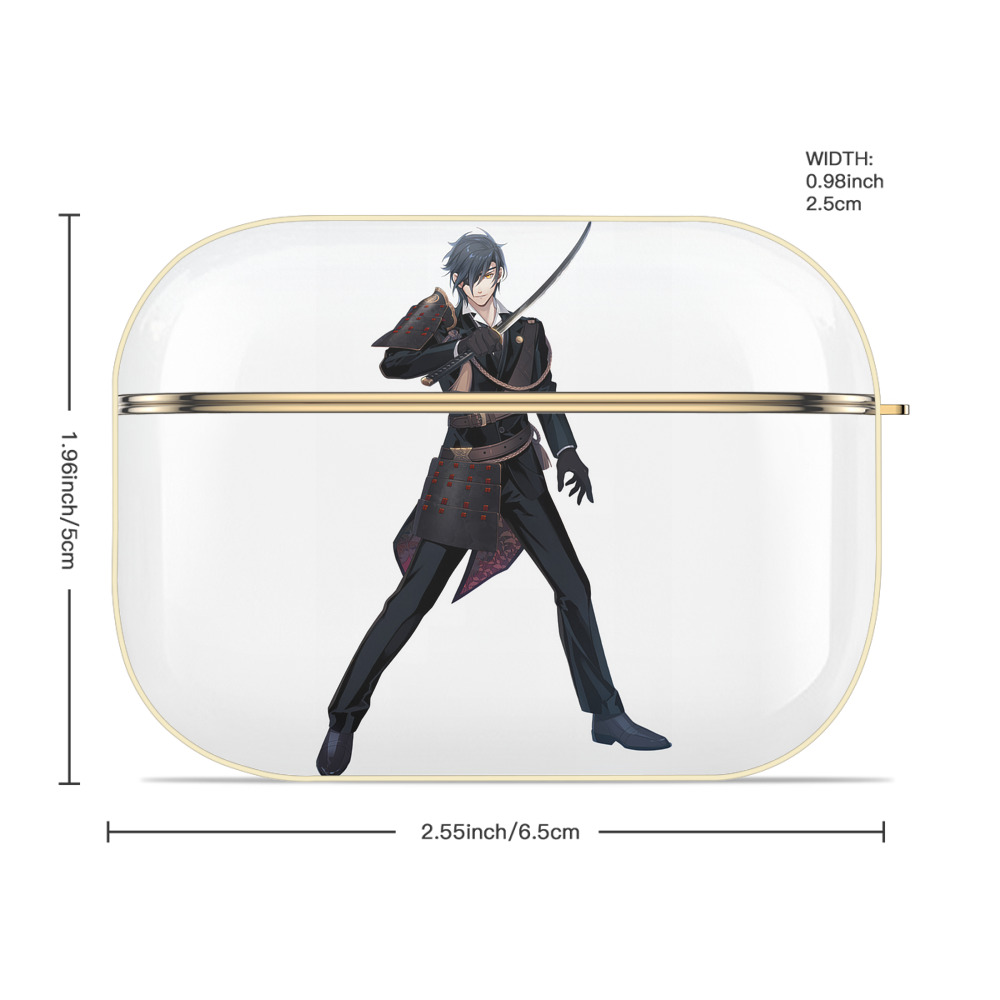 刀剣乱舞 Touken Ranbu 【AirPods Pro用】ハードシェル保護ケース｜耐衝撃・防指紋・カラビナ付き商品仕様