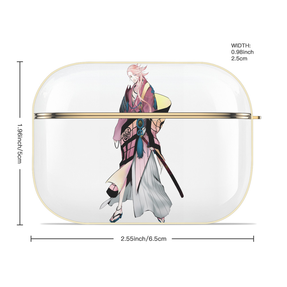 刀剣乱舞 Touken Ranbu 【AirPods Pro用】ハードシェル保護ケース｜耐衝撃・防指紋・カラビナ付き商品仕様