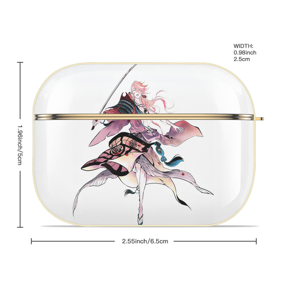 刀剣乱舞 Touken Ranbu 【AirPods Pro用】ハードシェル保護ケース｜耐衝撃・防指紋・カラビナ付き商品仕様