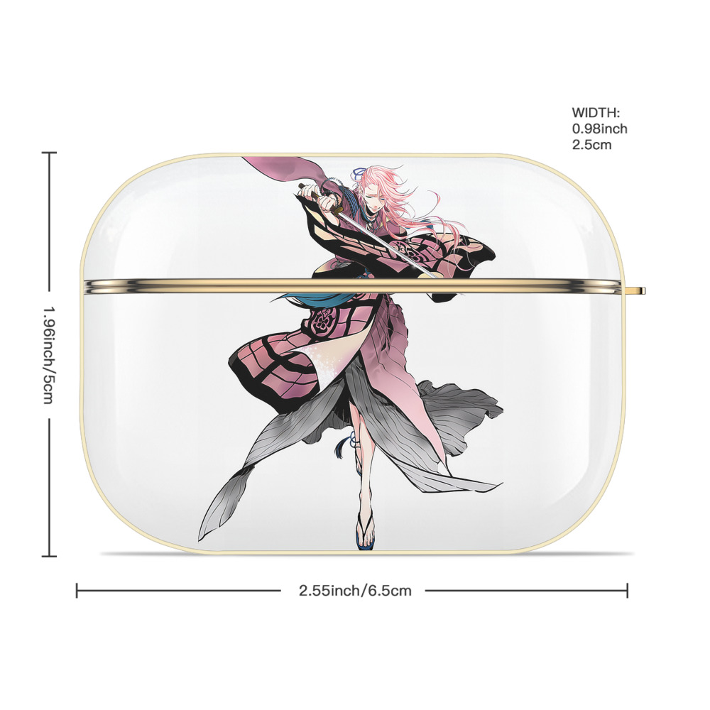 刀剣乱舞 Touken Ranbu 【AirPods Pro用】ハードシェル保護ケース｜耐衝撃・防指紋・カラビナ付き商品仕様