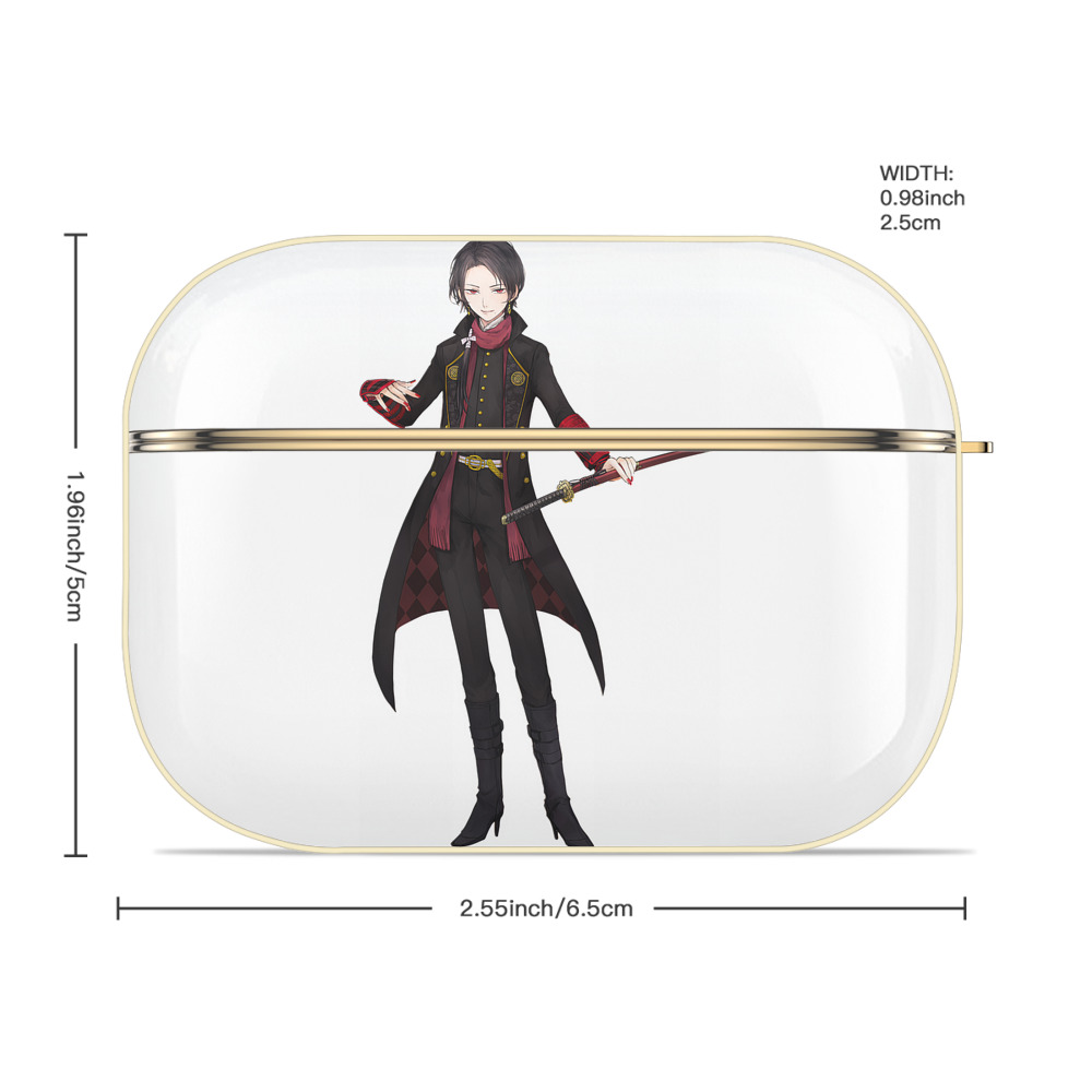 刀剣乱舞 Touken Ranbu 【AirPods Pro用】ハードシェル保護ケース｜耐衝撃・防指紋・カラビナ付き商品仕様