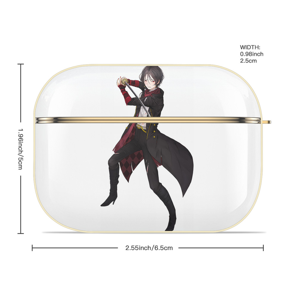 刀剣乱舞 Touken Ranbu 【AirPods Pro用】ハードシェル保護ケース｜耐衝撃・防指紋・カラビナ付き商品仕様