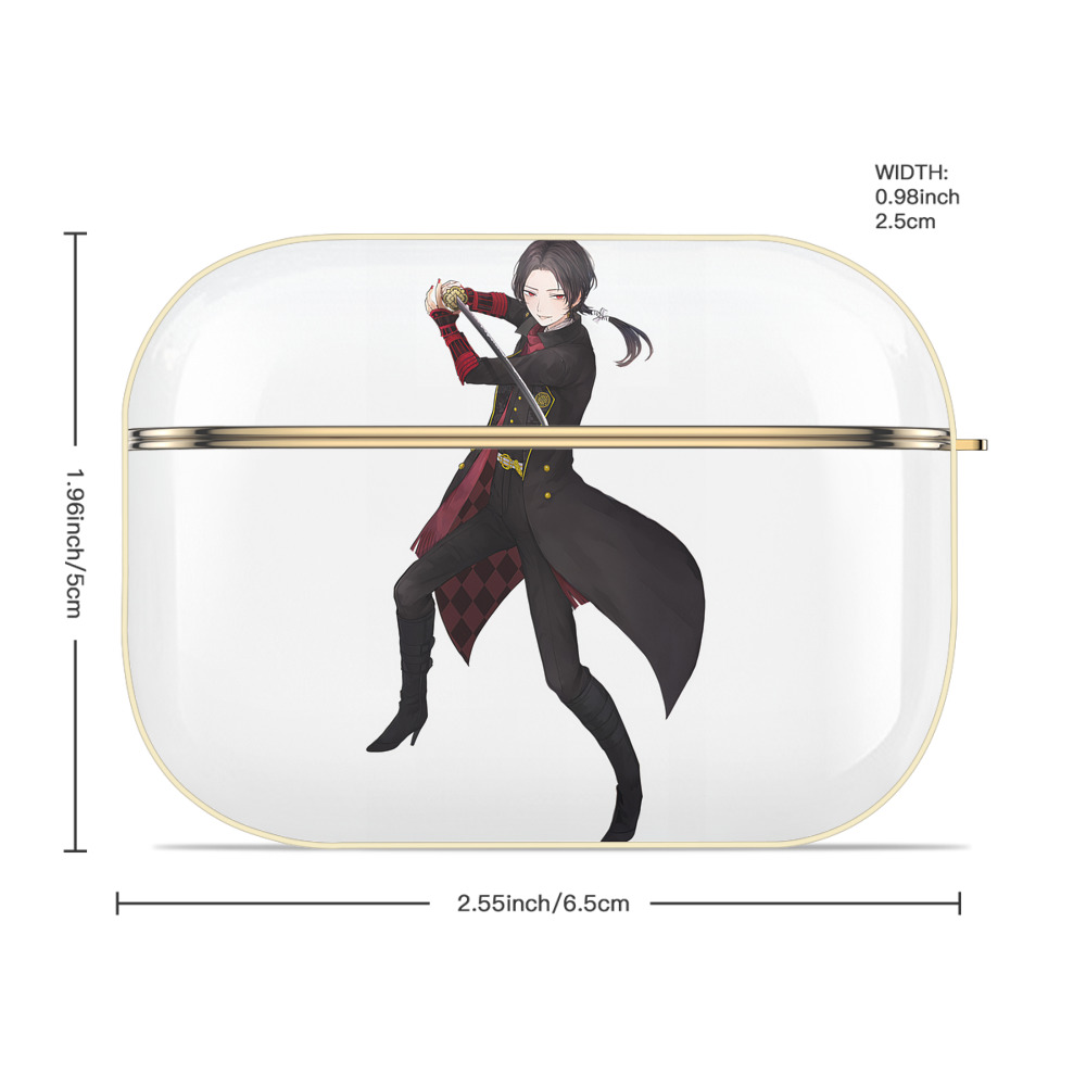 刀剣乱舞 Touken Ranbu 【AirPods Pro用】ハードシェル保護ケース｜耐衝撃・防指紋・カラビナ付き商品仕様