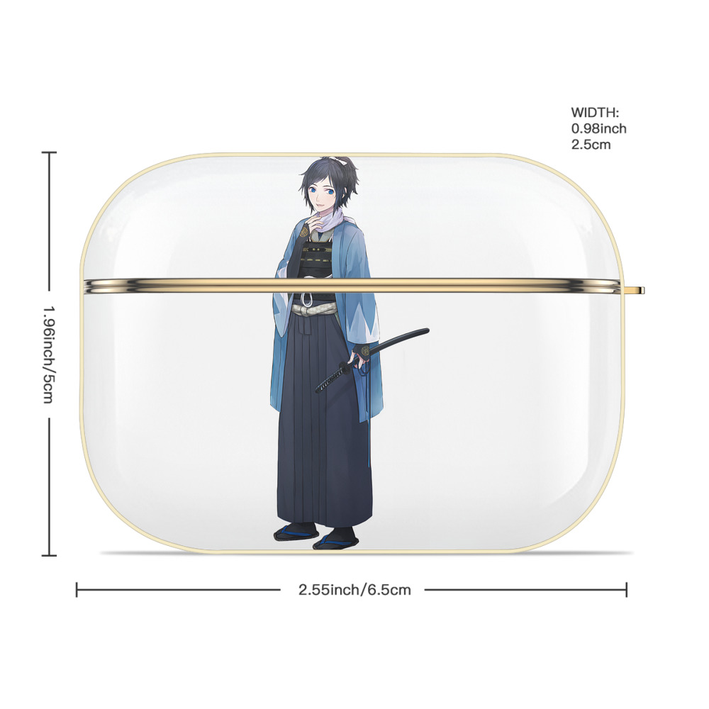刀剣乱舞 Touken Ranbu 【AirPods Pro用】ハードシェル保護ケース｜耐衝撃・防指紋・カラビナ付き商品仕様