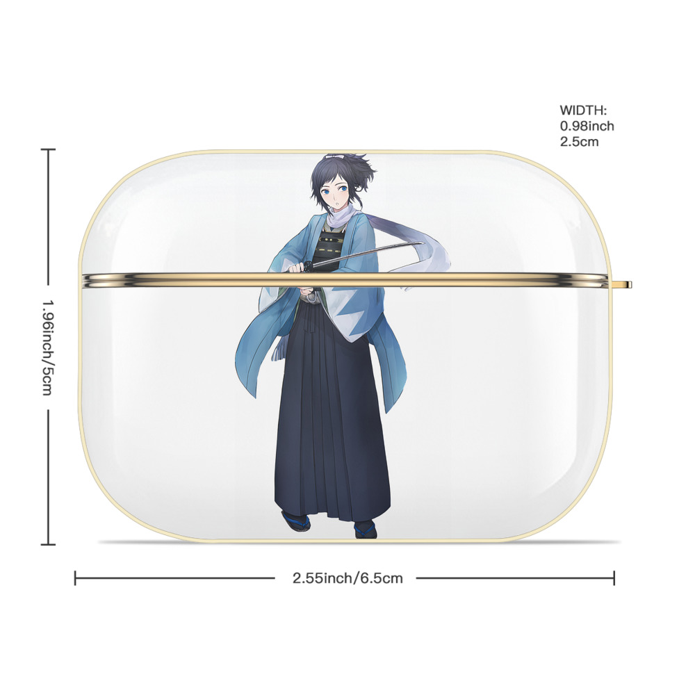 刀剣乱舞 Touken Ranbu 【AirPods Pro用】ハードシェル保護ケース｜耐衝撃・防指紋・カラビナ付き商品仕様