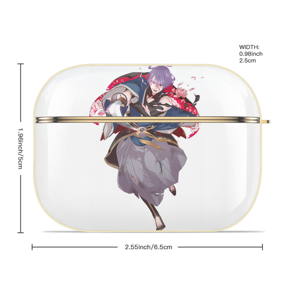 刀剣乱舞 Touken Ranbu 【AirPods Pro用】ハードシェル保護ケース｜耐衝撃・防指紋・カラビナ付き商品仕様