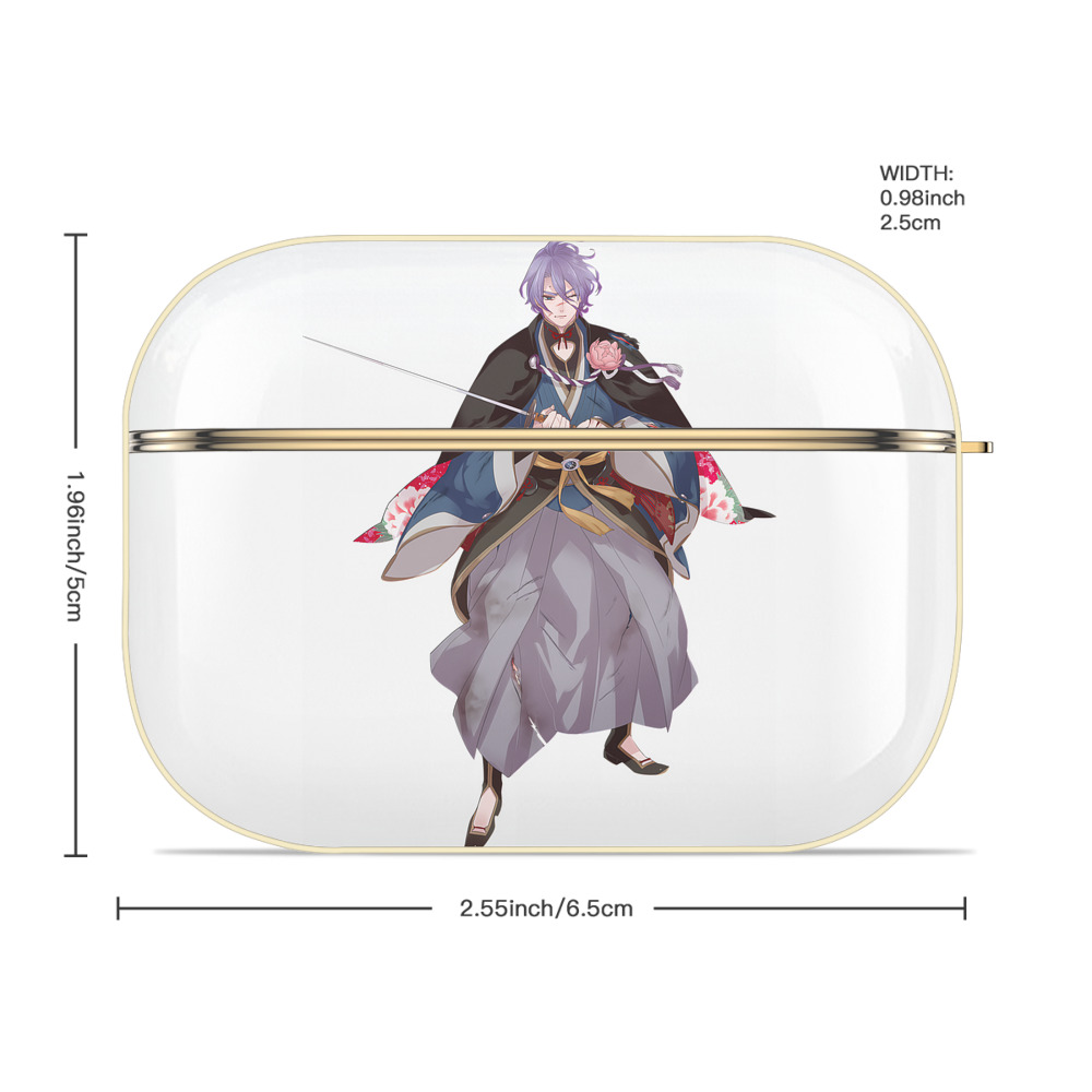 刀剣乱舞 Touken Ranbu 【AirPods Pro用】ハードシェル保護ケース｜耐衝撃・防指紋・カラビナ付き商品仕様